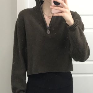 JOS A BANK CROPPED SWEATER